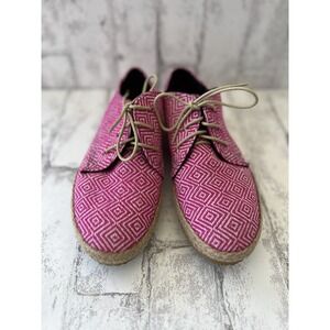 Patara Taj Pink Nomad Casual Sneakers Women Lace Up Shoes Size 6